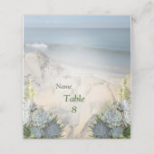 Succulent Hues of Bleek Blues Plaatskaartje (Buitenkant ongevouwen)