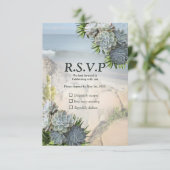 Succulent Hues of Bleek Blues & RSVP Kaartje (Staand voorkant)