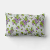 Succulent Hues of Zee Green & Lavender Tangen Pill Kussen (Achterkant)