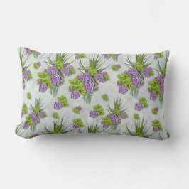 Succulent Hues of Zee Green & Lavender Tangen Pill Kussen