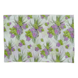 Succulent Hues of Zee Green & Lavender tones Kussensloop