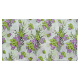 Succulent Hues of Zee Green & Lavender tones Kussensloop