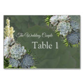 Succulent Hues van Bleke BluesTable kaarten (Voorkant)