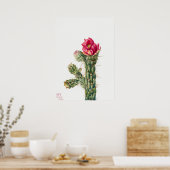 Succulent Illustration Poster (Keuken)