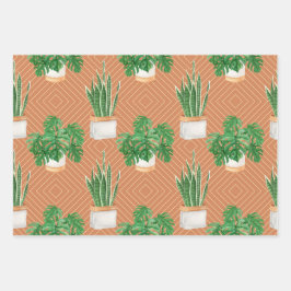 Succulent Inpakpapier Vel