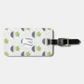 Succulent Kalanchoe Plant Mam Pattern Bagagelabel (Voorkant horizontaal)