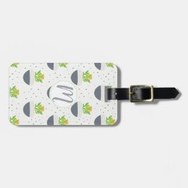 Succulent Kalanchoe Plant Mam Pattern Bagagelabel