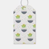 Succulent Kalanchoe Plant Mam Pattern Cadeaulabel (Achterkant)