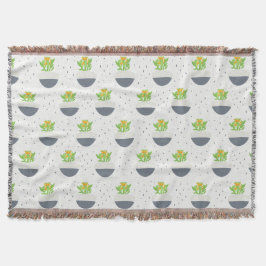Succulent Kalanchoe Plant Mam Pattern Deken