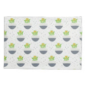 Succulent Kalanchoe Plant Mam Pattern Kussensloop (Achterkant)