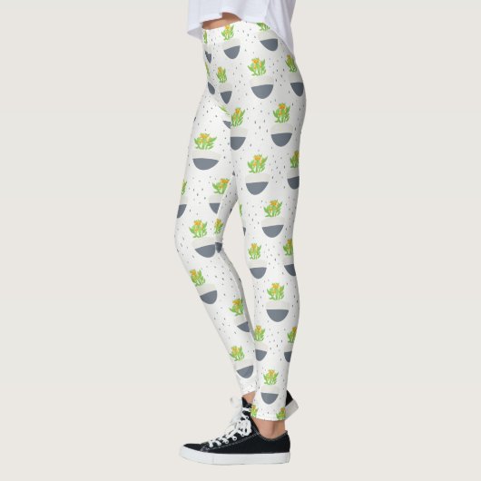 Succulent Kalanchoe Plant Mam Pattern Leggings (Links)