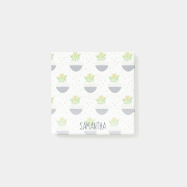 Succulent Kalanchoe Plant Mam Pattern Post-it® Notes