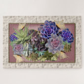 Succulent Kunst Legpuzzel (Horizontaal)