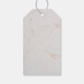 Succulent Laat liefde groeien Botanische bruiloft  Cadeaulabel (Achterkant)