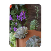 Succulent Lover Gratitude Magneet (Verticaal)