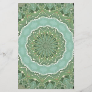 Succulent Mandala Briefpapier