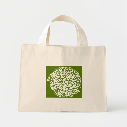 Succulent Mini Tote Bag (Voorkant)