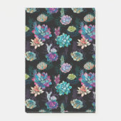 Succulent naadloos patroon post-it® notes (Voorkant)