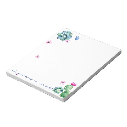 Succulent Notitieblok (Linkerzijde)