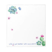 Succulent Notitieblok (Voorkant)