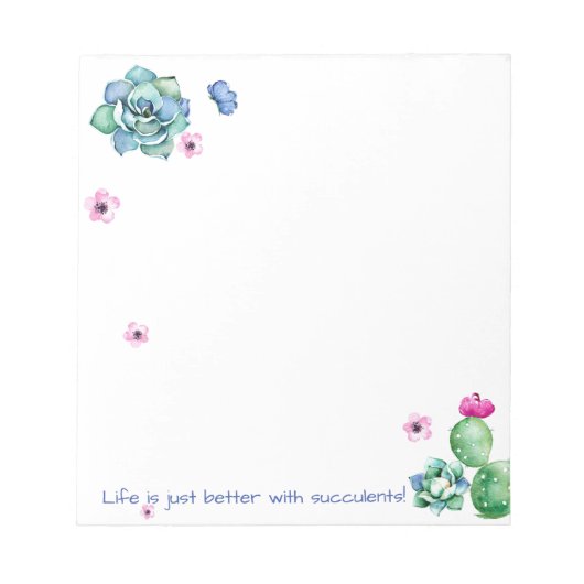 Succulent Notitieblok (Voorkant)