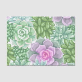 Succulent papierdepots decoupage-meubeldecor tissuepapier