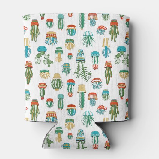 Succulent Patroon Blikjeskoeler (Achterkant)