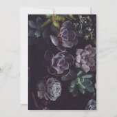 Succulent patroon kaart (Achterkant)