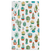 Succulent Patroon Klein Cadeauzakje (Achterkant)