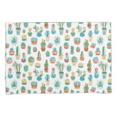 Succulent Patroon Kussensloop (Voorkant-Rechts)