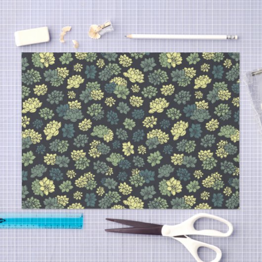 Succulent Patroon Tissuepapier (Craft)