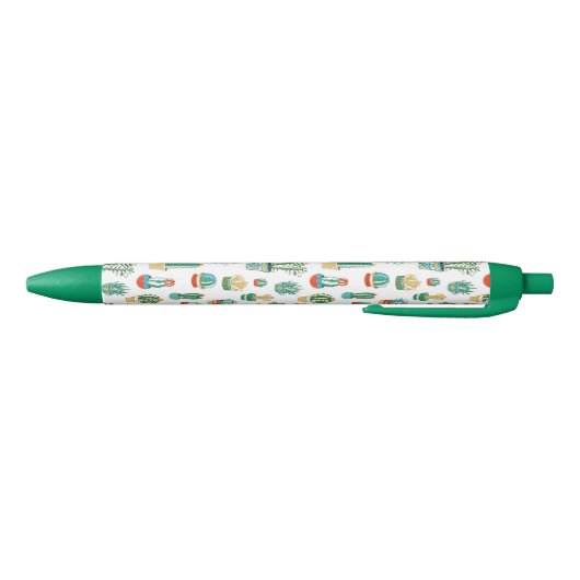 Succulent Patroon Zwarte Inkt Pen (Bodem)