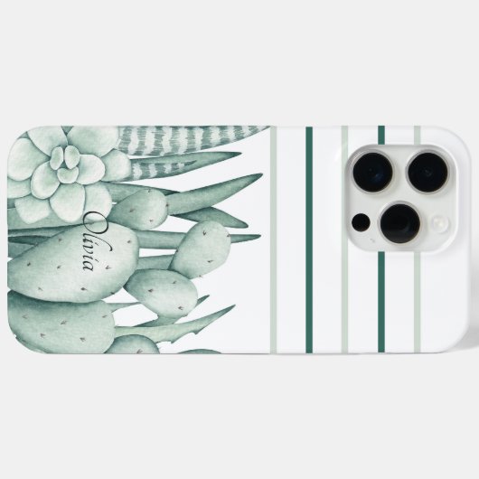 Succulent Plant Case-Mate iPhone Case (Achterkant (horizontaal))