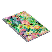 Succulent plant en cactus tuinpatroon notitieboek (Rechterzijde)