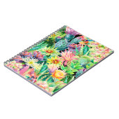 Succulent plant en cactus tuinpatroon notitieboek (Linkerzijde)