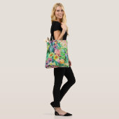 Succulent plant en cactus tuinpatroon tote bag (Op model)