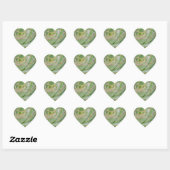 Succulent Plant Hart Sticker (Vel)