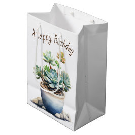 Succulent Plant in Pot Medium Cadeauzakje