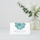 Succulent Plant Landscaping Service Garden Visitekaartje (Staand voorkant)