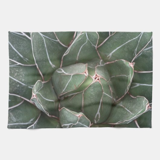 Succulent Plant Photo Tea Towel Theedoek (Horizontaal)