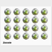 succulent plant ronde sticker (Vel)