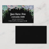 Succulent Plant Visitekaartje Enchanted Design (Voorkant / Achterkant)