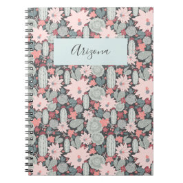 Succulent Planten Cactus Personalized Notitieboek