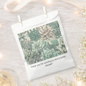Succulent Planten Green Verjaardagsfeest Bedankzakje (Geknipt)