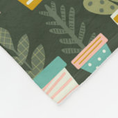 Succulent Plants Fleece Deken (Hoek)