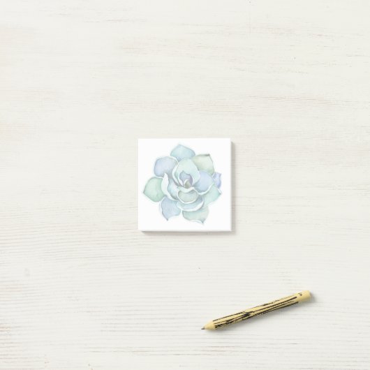 Succulent Post-it Nota's Post-it® Notes (Op bureau)