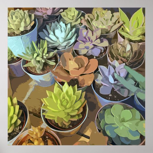Succulent Poster (Voorkant)