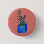 Succulent Ronde Button 3,2 Cm (Voorkant)