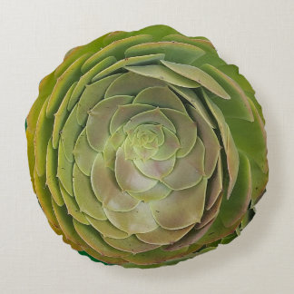 Succulent Rose Shape Rond Kussen