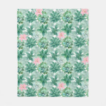 Succulent roze lelie botanisch bloemmotief